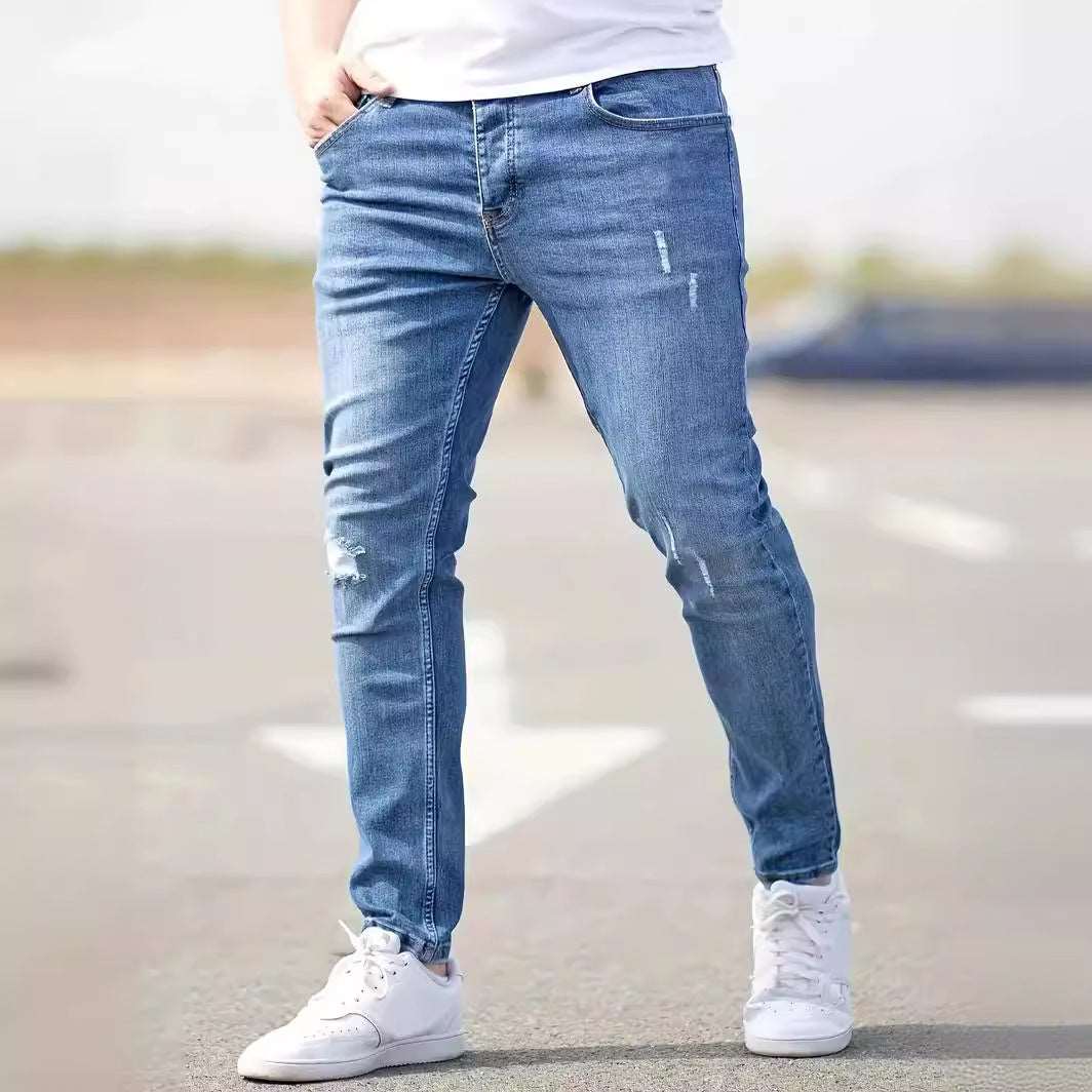 American-style Slim-fit Stretch Jeans apparel & accessories