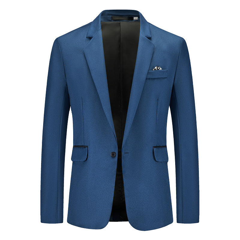 Men's Loose Single-breasted Business Suit Jacket apparels & accessories