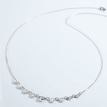 Inlaid Zircon 925 Sterling Silver Necklace apparel & accessories