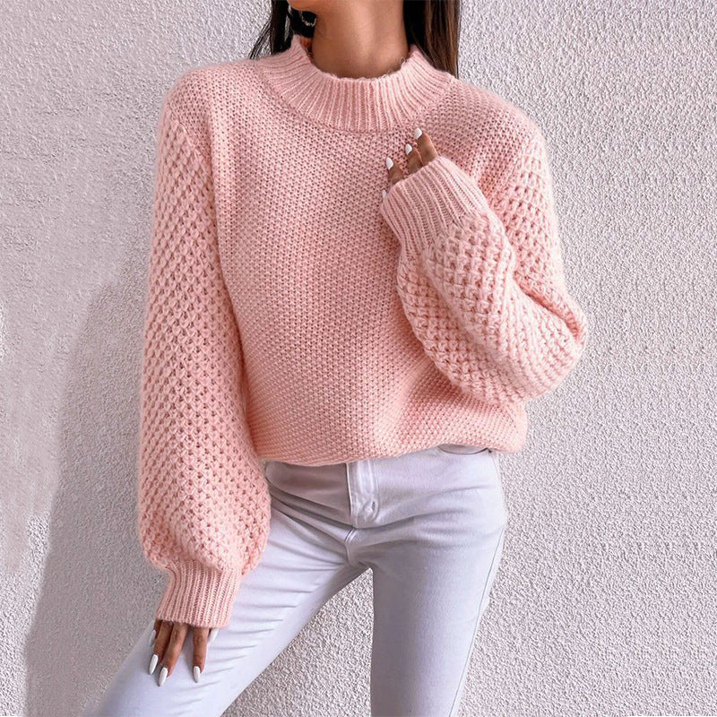 Long Sleeve Round Neck Warm Sweater apparels & accessories