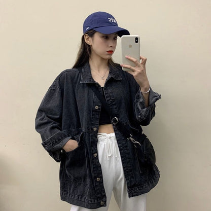 Denim Jacket Female Students Loose And Versatile apparels & accessories