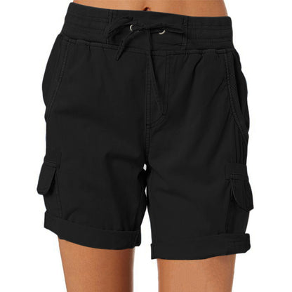 Women's Casual High Waist Cargo Shorts apparel & accessories