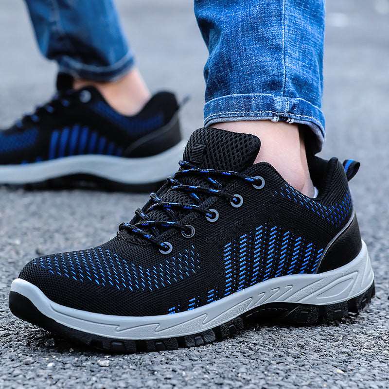 Anti-static, Anti-smashing And Anti-stab Fly Woven Mesh Breathable Safety Shoes Shoes & Bags