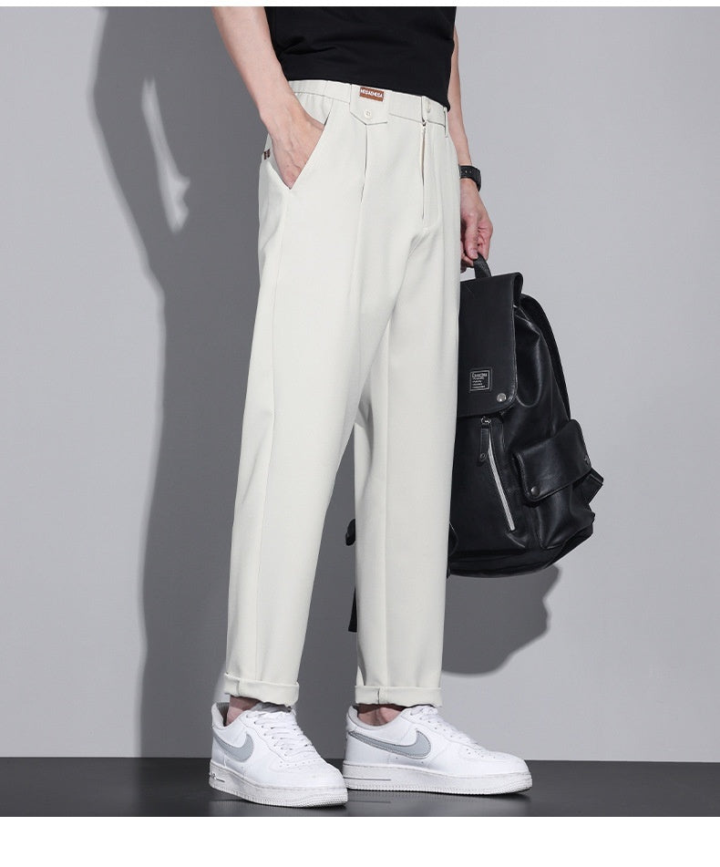 Men's Straight Loose Wide-leg Pants Casual Trousers apparel & accessories