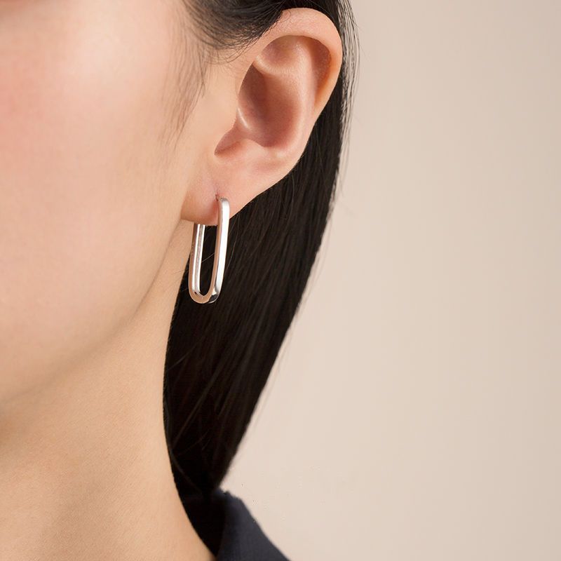 S925 Sterling Silver Trendy Earrings Temperamental Cold Style Petite Earrings Women Jewelry