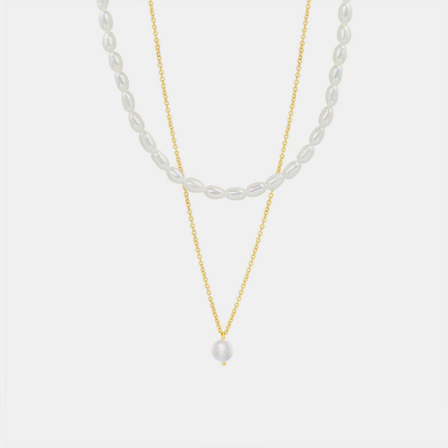 Double-Layered Freshwater Pearl Necklace apparel & accessories