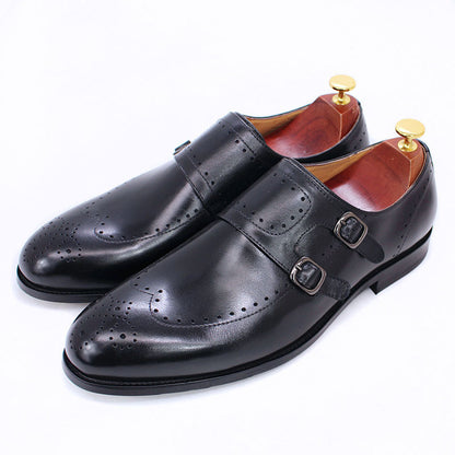 Men's Leather Shoes Top Layer Cowhide Shoes & Bags