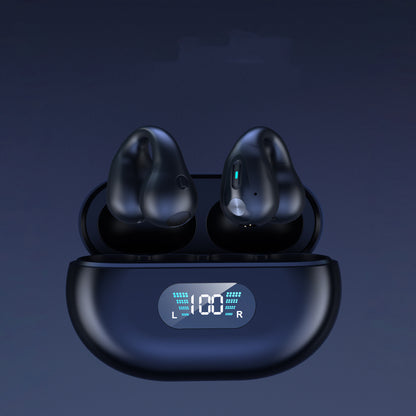 Bone Conduction Headphones TWS Earbuds Ear Clip Bluetooth 5.3 Touch Wireless Earphone In-Ear Bass HIFI Sports Headset Gadgets