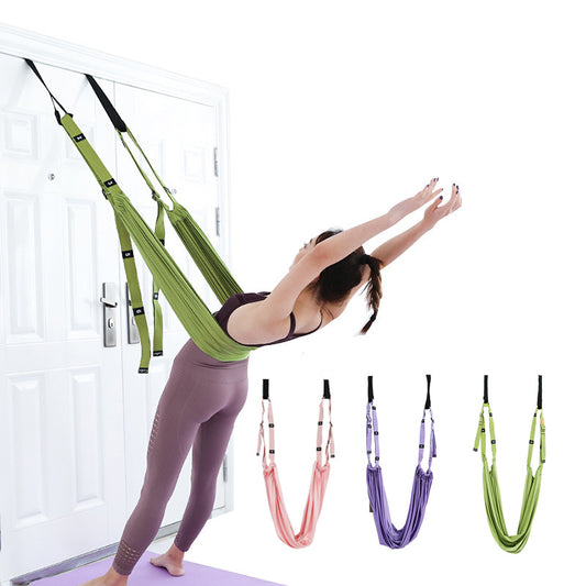 Yoga Auxiliary Stretch Belt Yoga Strap Hammock Swing Stretching Anti-gravity Inversion Exercises fitness & sports