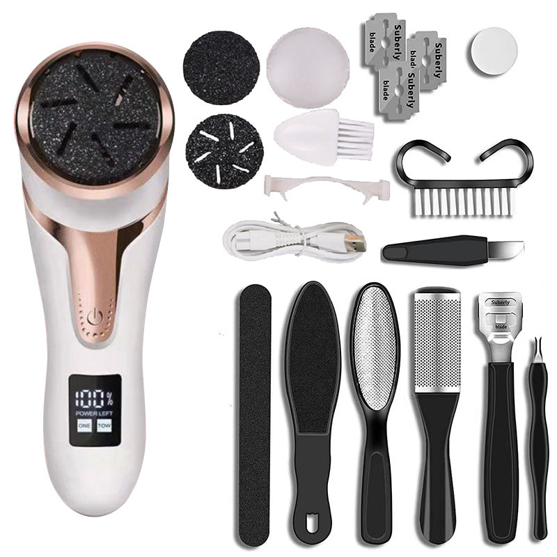 LCD Digital Display Electric Vacuum Cleaner Foot Scrubber 0