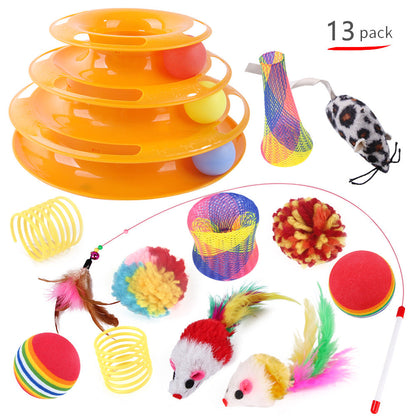 Pet Cat Self-help Turntable Toy Set Pet Products