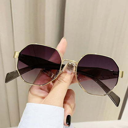 Modern Square Polygon Metal Sunglasses apparel & accessories