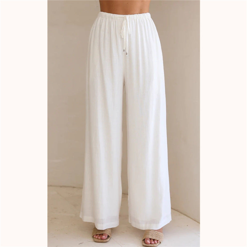 Solid Casual Women's Loose Pants apparel & accessories