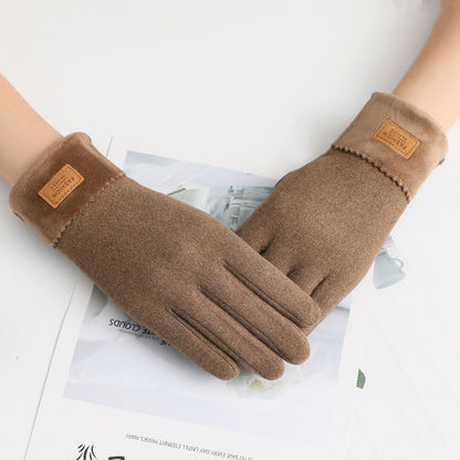 Women's Winter Thickened Touch Screen Warm Gloves apparels & accessories