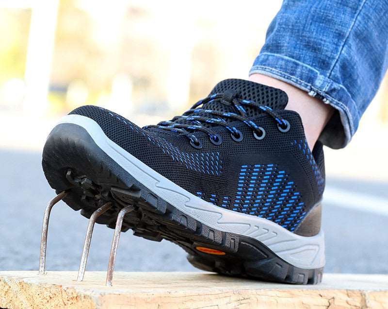 Anti-static, Anti-smashing And Anti-stab Fly Woven Mesh Breathable Safety Shoes Shoes & Bags