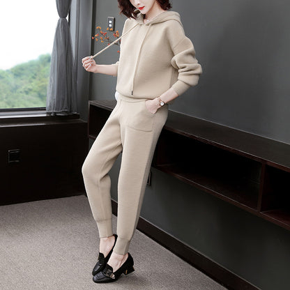 Autumn Fashion Sports Sweater Two-Piece Suit apparels & accessories