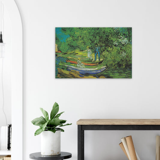 Boating Painting Canvas Print Material