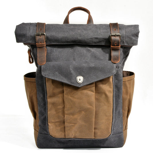 Fashion Simple Canvas Travel Backpack Shoes & Bags