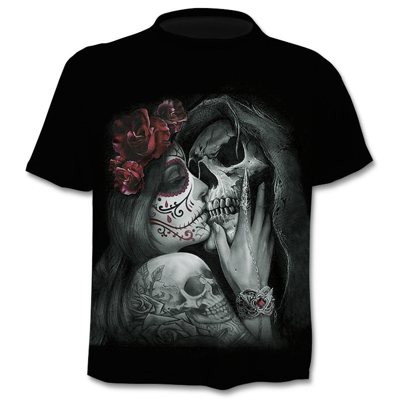 Trendy Skull T-shirt  Men T-Shirts & hoodies