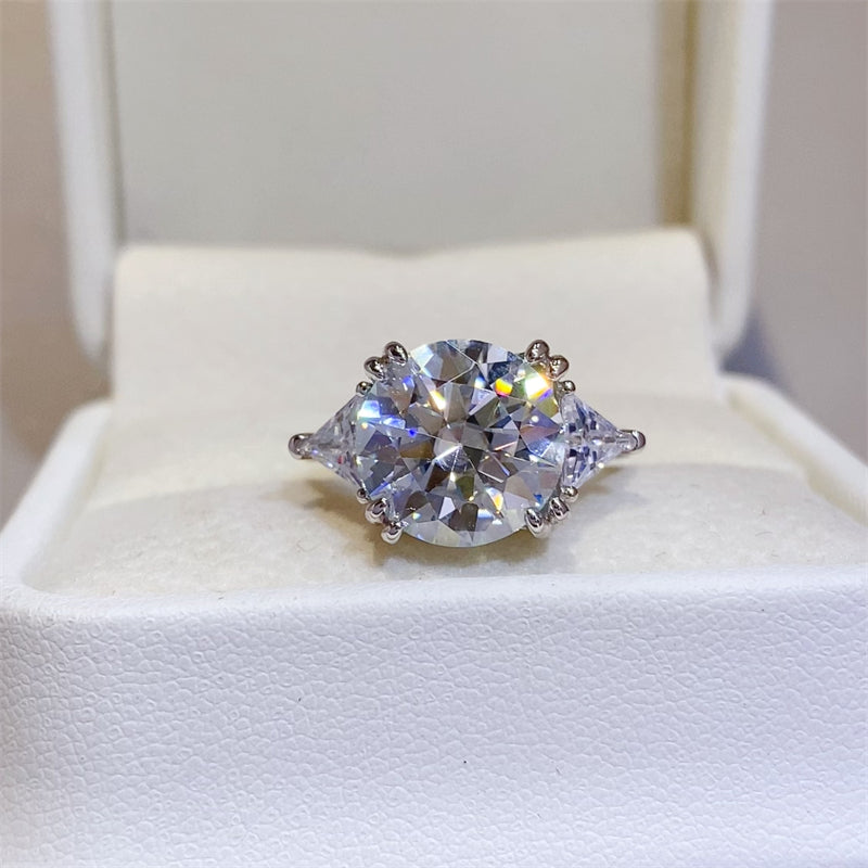 5 Carat Moissanite 925 Sterling Silver Ring 