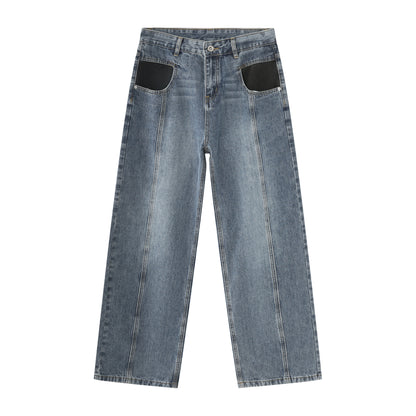 Vintage Jeans Men's Special-interest Design Pants apparel & accessories