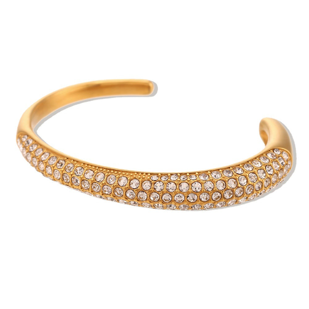 Women's Fashion Simple Temperament Stainless Steel Bracelet Jewelry