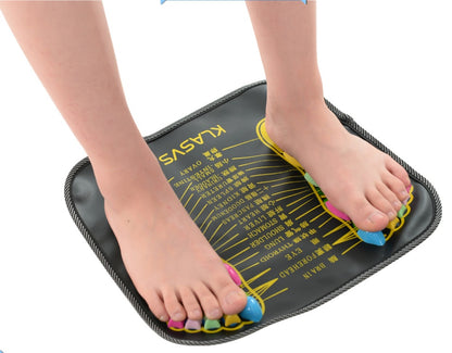 Reflexology Foot Massage Pad Cobblestone Walk Massager Mat Pain Relief Health Care Acupressure Mat fitness & sports