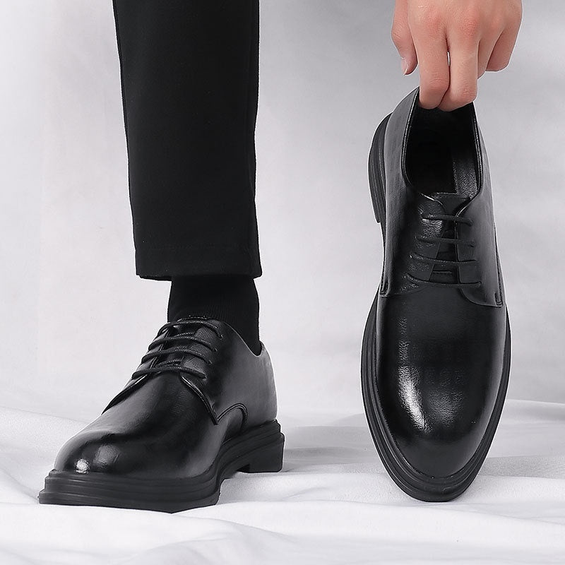 Height Increasing Insole Calf Leather Shoes Shoes & Bags