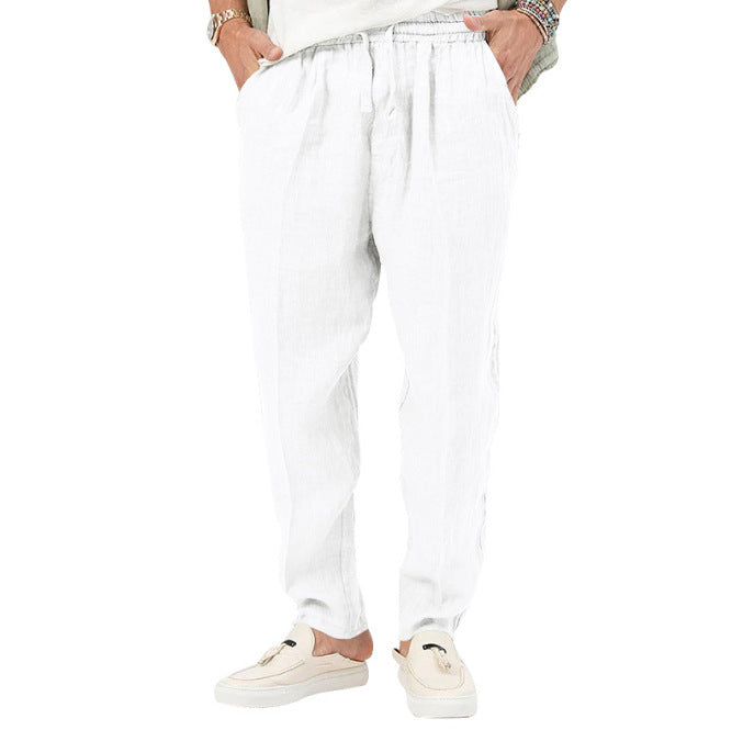 Men's Lace Up Straight Casual Pants apparels & accessories