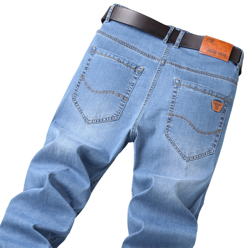 Casual Comfortable Stretch Straight Jeans men's clothing