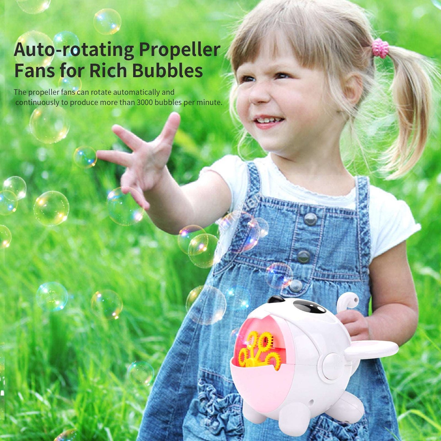 Automatic Cute Soap Bubble Blower Toys