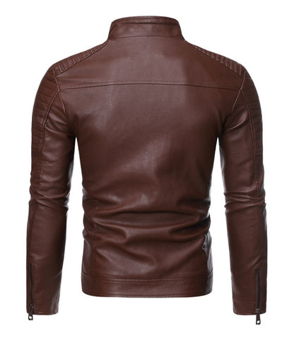 Zip decorative motorcycle jacket apparel & accessories