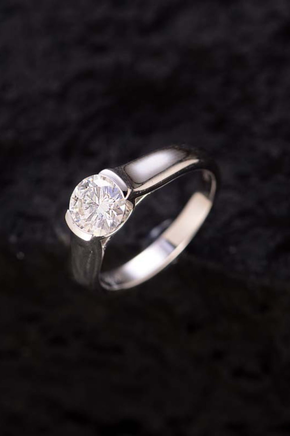 1.5 Carat Moissanite 925 Sterling Silver Ring apparel & accessories