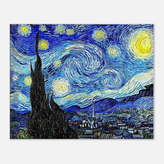 Starry Night Canvas Print Material
