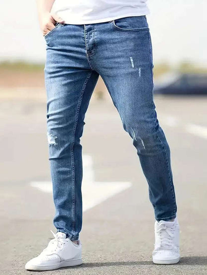 American-style Slim-fit Stretch Jeans apparel & accessories