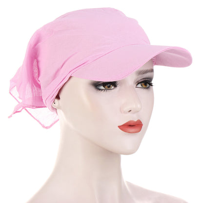 Classic Multicolor Cashew Flower Solid Color Square Scarf Hat apparel & accessories