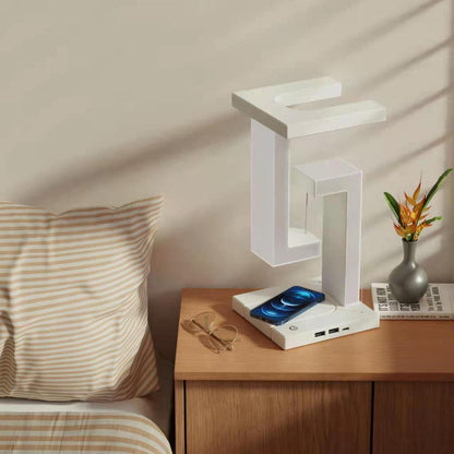 Creative Smartphone Wireless Charging Suspension Table Lamp Balance Lamp Floating For Home Bedroom HOME