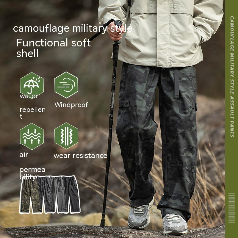 Camouflage Cargo Pants Men's Outdoor Mountaineering Tactical Pants apparel & accessories