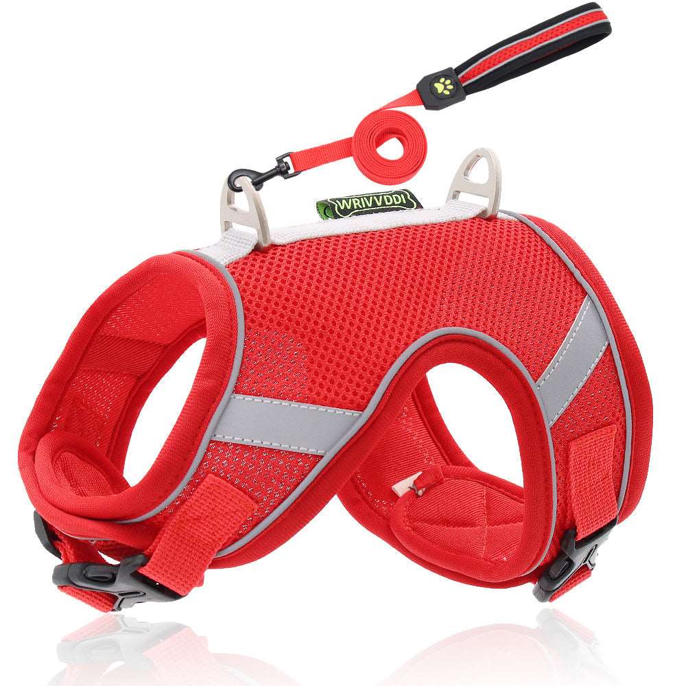 Pet Breast Strap Adjustable Reflective Pet leash