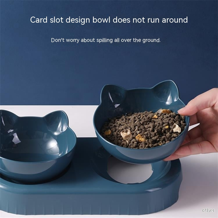 Cat Bowl Anti-tumble Automatic Feeder Water Fountain Pet feeder