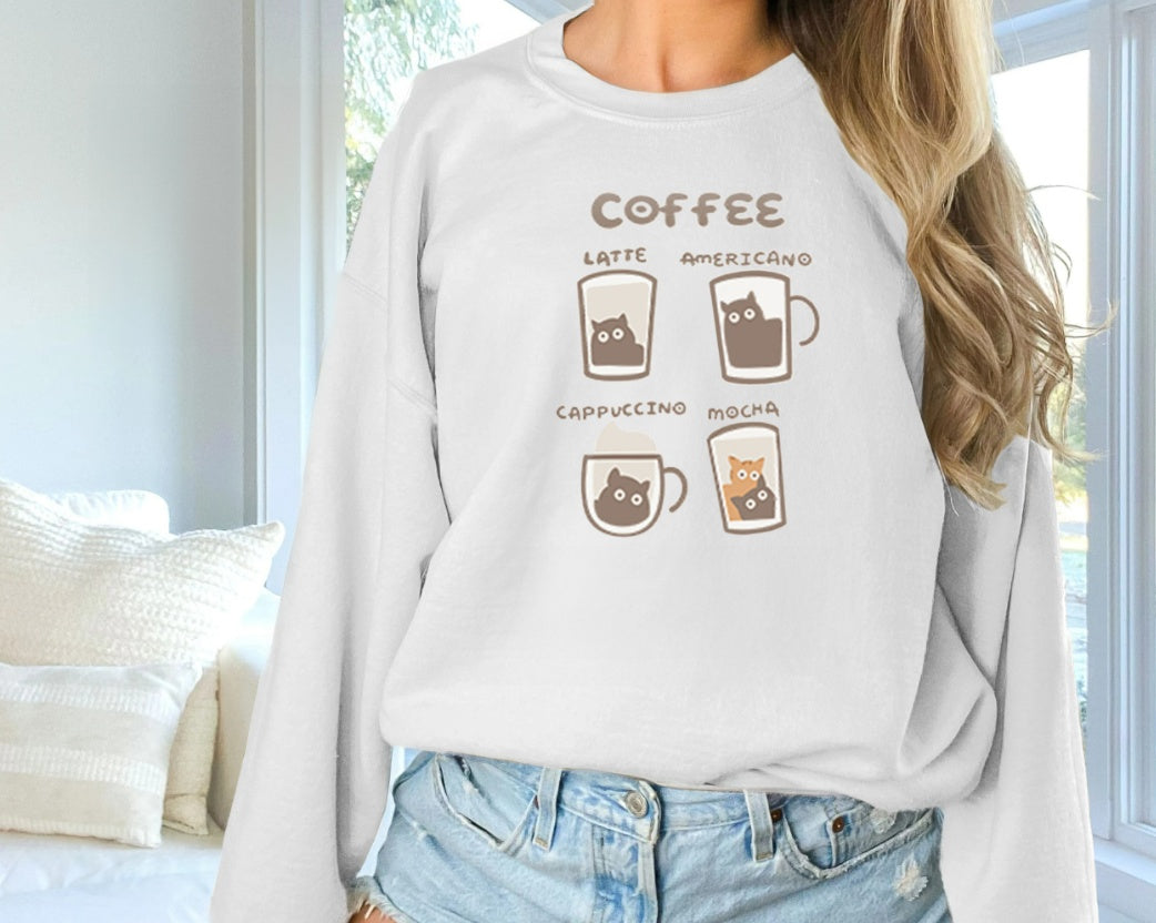 Women's Fashionable Solid Color Printed Long Sleeved Sweatshirt apparels & accessories