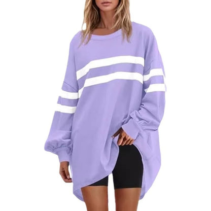 Women's Round Neck Loose Pullover Sweater apparels & accessories