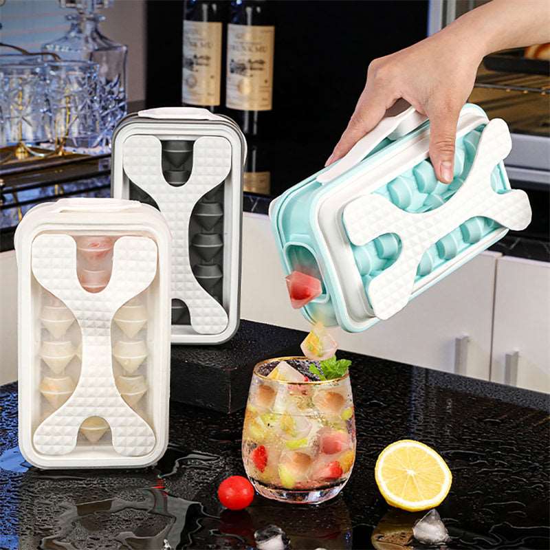 2in1 Portable Silicone Ice Ball Mold Ice Maker 0