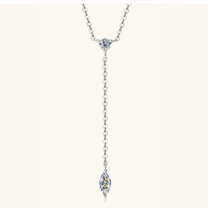 Moissanite 925 Sterling Silver Necklace apparel & accessories