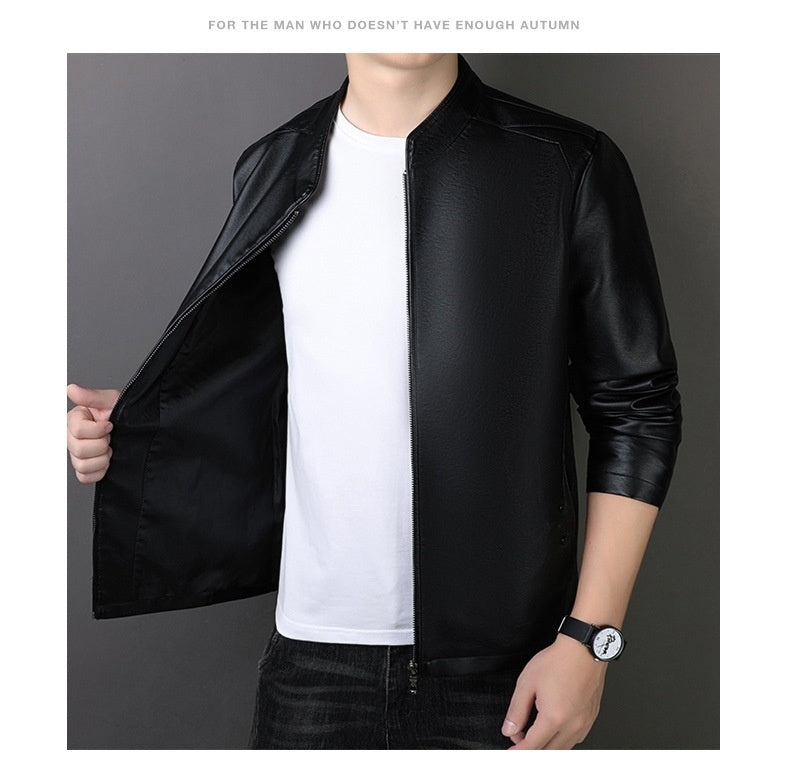 PU Leather Coat Men's Leather Jacket apparels & accessories