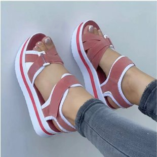 Bandage Design Shoes Women Platform Sandals Summer Shoes & Bags