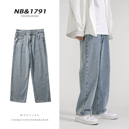 Wide Leg Jeans Men's Straight Loose Dad Jeans apparel & accessories