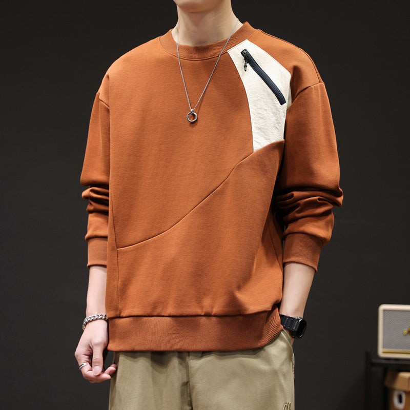 Round Neck Sweater Men's Spring Leisure Bottoming Shirt T-Shirt