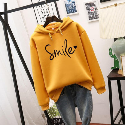 Women's Simple Round Neck Long Sleeve Printed Loose Sweatshirt T-Shirt