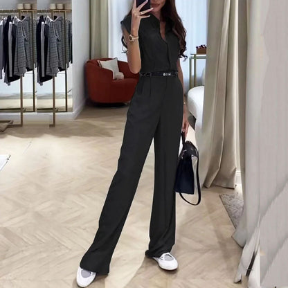 Summer New Fashion Sleeveless Top Loose Trousers Two-piece Set apparels & accessories